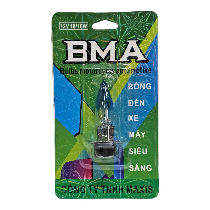 BÓNG HALOGEN M5 BMA NHỌN XANH TRẮNG 12V-18/18W